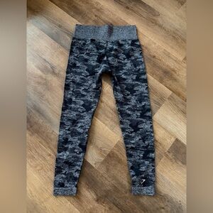 Gymshark Gray Camo Leggings
